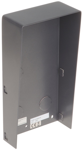 Carcasa interfon HikVision pentru 2 module DS-KABD8003-RS2/S, material otel inoxidabil, montaj aparent, compatibil cu post exterior modular DS-KD8003-IME1/IME2, design ergonomic, accesoriu interfonie profesionala - Img 2