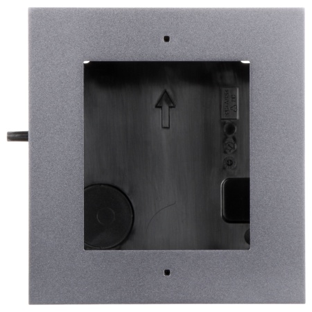 Carcasa interfon montaj ingropat HikVision DS-KD-ACF1/S, rama modulara pentru 1 modul, material otel inoxidabil de inalta calitate, include doza incastrabila, suruburi capac si accesorii necesare instalarii - Img 3