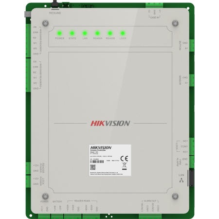Centrala control acces IP Hikvision DS-K2621X, controller 1 usa, suport IPv4/IPv6/DHCP, AES256/RSA2048/TLS1.2, configurare web, OSDP si Wiegand, anti-passback, interlocking, backup baterie, indicatori stare - Img 3