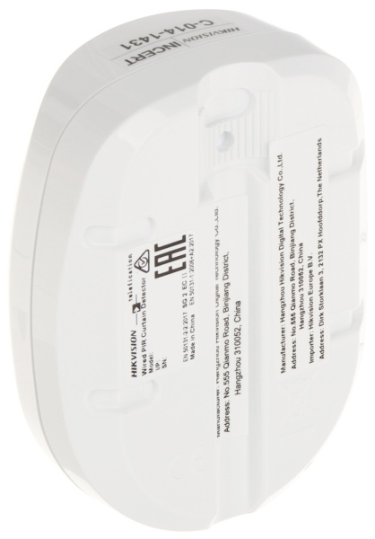 Detector miscare PIR cablat de interior HikVision DS-PDP18-EG2, distanta detectie 18m, tehnologie optica 3D si IFT, compensare digitala de temperatura, protectie creep-zone, rezistente EOL selectabile, montaj 1.8-2.4m - Img 5