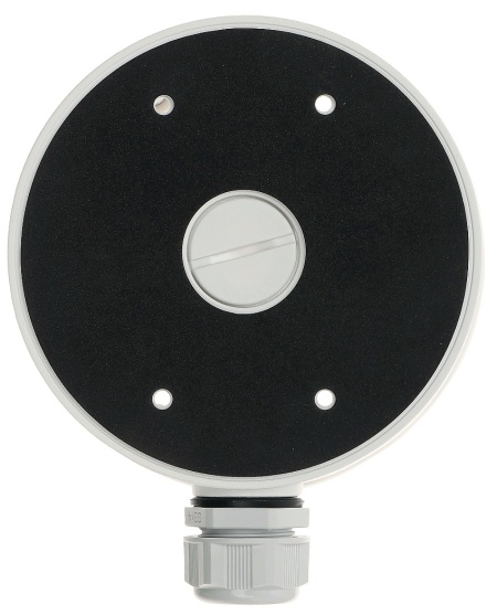Doza de montaj HikVision DS-1280ZJ-PT6 din aliaj de aluminiu, culoare alb (Hikvision White), rezistenta la intemperii, ideala pentru gestionarea cablurilor camerelor de supraveghere, montaj pe perete sau tavan - Img 5