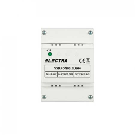 Doza Electra selectie video 4 intrari pentru HOME + URBAN G3 VSB.4DN03.ELG04