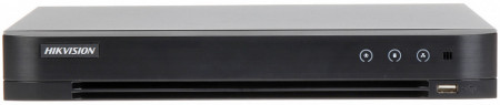 DVR 16 canale HikVision iDS-7216HUHI-M2/P(C)/4A+4/1ALM, tehnologie PoC, AcuSense, 5MP, compresie H.265 Pro+, suporta pana la 32 camere IP, 2 sloturi HDD, iesire video 4K, clasificare om/vehicul, audio si alarma IO - Img 2