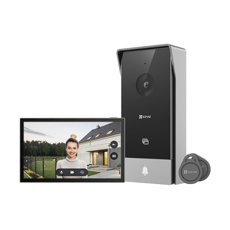 KIT VIDEOINTERFON SMART HOME 2MP Monitor color 7, EZVIZ CS-HP5-R100-1W2TFC