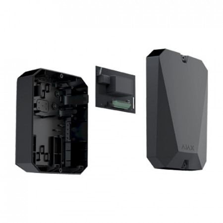 Modul integrare wireless Ajax vhfBridge Jeweller, conectare la transmitatoare VHF terte, 8 iesiri potentiale, distanta 1800m, alimentare 100-240V, suport acumulator backup 12V 7Ah, carcasa cu tamper dublu, 868MHz - Img 3