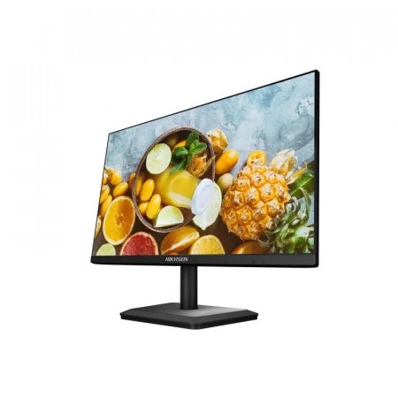 Monitor profesional FHD HikVision LED 23.8 inch DS-D5024FC-C, Rezolutie 1920x1080, Rama ultra-subtire pe 3 laturi, Unghi vizualizare 178 grade, Tehnologie Low Blue Light, Difuzoare integrate, Porturi HDMI VGA, Suport VESA - Img 2