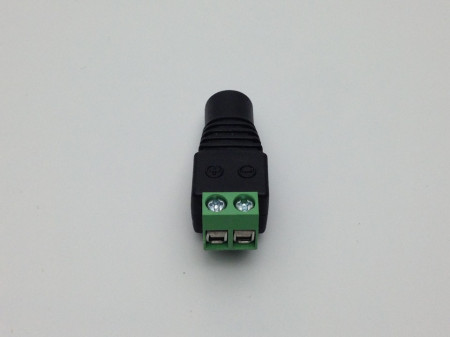 Mufa alimentare mama 2.1mm G102, conector DC jack 2.1 x 5.5mm, material PVC rezistent, tensiune maxima 36V DC, curent de lucru 4A, utilizare in sisteme de supraveghere CCTV, instalare rapida si conexiune stabila - Img 3