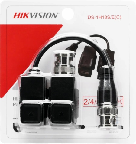 Set Video Balun pasiv Hikvision DS-1H18S/E(C), transmisie semnal video prin cablu UTP Cat5e/6, compatibil tehnologii TVI/AHD/CVI/CVBS, protectie la supratensiune TVS, design anti-static, carcasa plastic ABS - Img 5