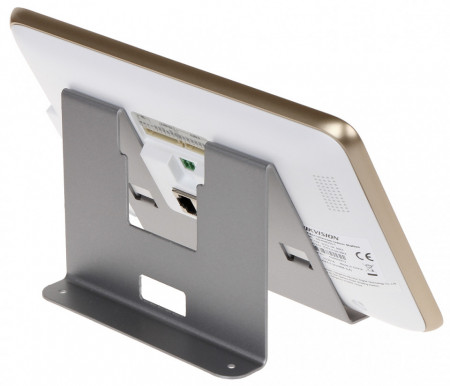 Suport de birou HikVision DS-KAB21-H pentru post interior videointerfon, fabricat din otel SECC de inalta calitate, design modern si robust, asigura stabilitate si montaj facil, compatibil cu statiile de interior - Img 2