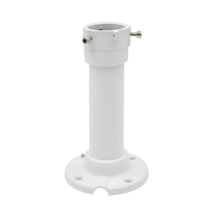 Suport de tavan tip pendul Hikvision DS-1661ZJ pentru camere PTZ, lungime brat 20cm, fabricat din aliaj de aluminiu, culoare Hikvision White, design robust pentru exterior si interior, ideal pentru montaj in spatii cu tavan inalt sau depozite - Img 2