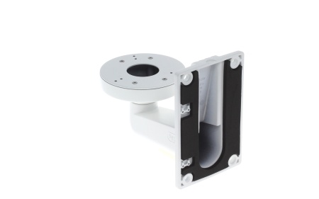 Suport perete HikVision cu doza de jonctiune DS-1273ZJ-130B-TRL, material aliaj de aluminiu, culoare alb Hikvision, montaj profesional camere supraveghere, rezistent la exterior, management cabluri, constructie robusta - Img 8