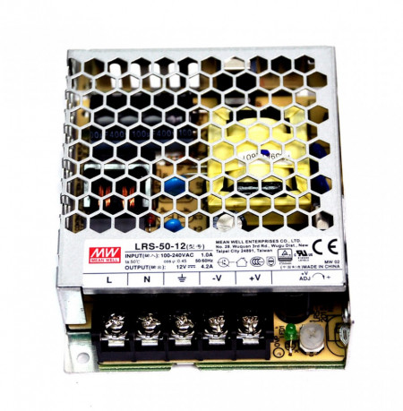 Sursa alimentare Mean Well 12V/4.2A LRS-50-12