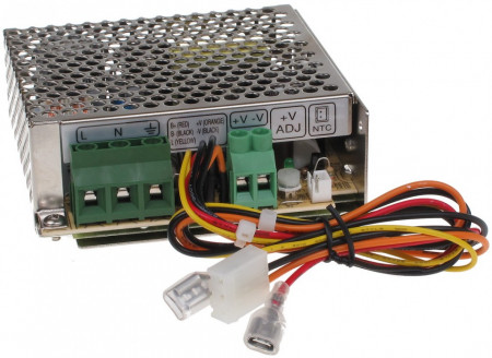 Sursa de alimentare in comutatie Mean Well SCP-35-12 cu functie de incarcare baterie, iesire 13.8V, curent 2.6A, putere 35.9W, protectie la supratensiune si suprasarcina, ideala pentru sisteme de securitate si backup 12V - Img 2