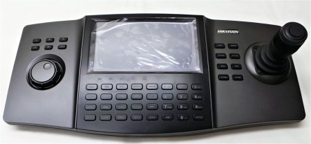 Tastatura control retea HikVision DS-1100KI(C), joystick 4 axe, ecran tactil pentru previzualizare video, control PTZ si Video Wall, operare macro, compatibil ONVIF si HikCentral, suporta pana la 4000 de dispozitive, alimentare PoE - Img 2