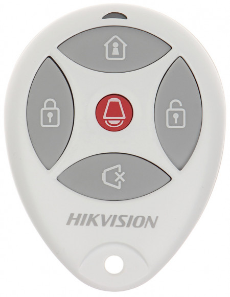 Telecomanda wireless HikVision DS-PKFE-5 (868MHz), comunicare bidirectionala, raza actiune 300m, functii armare, dezarmare, armare partiala si panica, design ergonomic, confirmare stare prin LED - Img 3