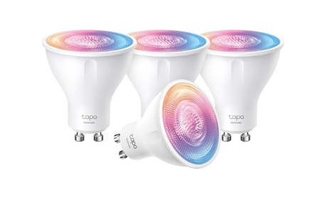 Bec LED inteligent TP‑Link Tapo L630 GU10, Wi‑Fi, 16 milioane culori, temperatura reglabila 2200‑6500K, 350 lumeni, control vocal Alexa/Google, programare si timer, control grup, fara hub, configurare simpla, economie energie - Img 2