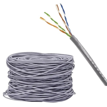 Cablu HikVision UTP cat5e 0.45mm, cupru integral, cutie 305 metri DS-1LN5E-EE - Img 3