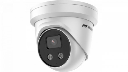 Camera HikVision IP AcuSense DarkFighter 5MP Strobe light si sirena si microfon incorporat DS-2CD3356G2-ISU/SL
