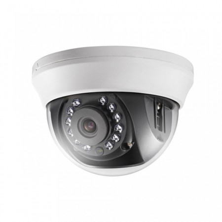 Camera supraveghere analogica HikVision Dome 2MP DS-2CE56D0T-IRMMF(2.8mm), tehnologie 4 in 1 TVI/AHD/CVI/CVBS, iluminare Smart IR distanta 20m, lentila fixa, utilizare interior - Img 2