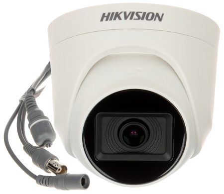 Camera supraveghere analogica HikVision turret 2MP DS-2CE76D0T-ITPF(2.8mm)(C) Full HD 1080p, 4 in 1 video output (TVI/AHD/CVI/CVBS), EXIR 2.0 IR 20m, lentila fixa 2.8mm, unghi larg vizualizare, utilizare interior - Img 2