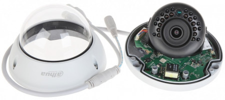 Camera supraveghere IP Dahua Dome 5MP IPC-HDBW1531E(2.8mm), WDR 120dB, IR 30m, compresie H.265+, protectie IP67 si antivandal IK10, alimentare PoE, slot card microSD, senzor CMOS 1/2.7", 3D DNR, BLC, ONVIF - Img 2