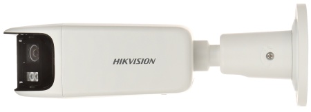 Camera supraveghere IP HikVision Bullet 6MP DS-2CD2T66G2P-ISU/SL(2.8mm), 180° PanoVu, DarkFighter, Live Guard (alarma audio si stroboscop), AcuSense, audio bidirectional, 120 dB WDR, protectie IP67, slot card, imagine panoramica fara unghiuri moarte - Img 5