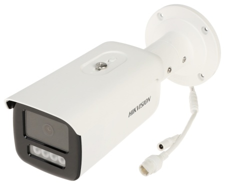 Camera supraveghere IP HikVision Bullet 8MP DS-2CD2T83G2-2LI(2.8mm), Smart Hybrid Light (IR 60m, Lumina Alba 60m), AcuSense, Dual-Microphone (audio de inalta calitate), 120 dB WDR, protectie IP67 si IK10, slot card 512GB, H.265+, carcasa metalica, 4K - Img 2