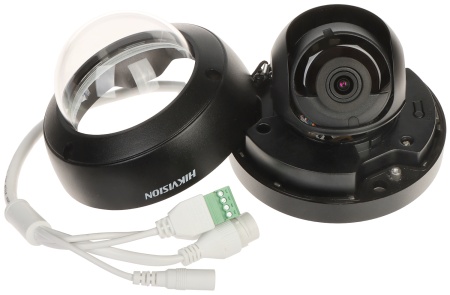 Camera supraveghere IP HikVision dome 6MP DS-2CD2166G2-ISU(2.8mm)(C)(Black), tehnologie DarkFighter, WDR 120dB, H.265+, microfon incorporat, interfata alarma, protectie IP67, IK10, finisaj negru, analiza Deep Learning - Img 4