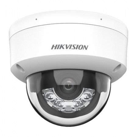 Camera supraveghere IP Hikvision Dome 8MP DS-2CD1183G2-LIUF(2.8mm), tehnologie Smart Hybrid Light, rezolutie 4K Ultra HD, detectie om si vehicul, microfon incorporat, protectie antivandal IK08, slot card 512GB, IP67 - Img 2
