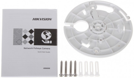 Camera supraveghere IP HikVision Fisheye 5MP DS-2CD2955FWD-I(1.05mm), vedere panoramica 180 grade, rezolutie 2K, compresie H.265+, True WDR 120dB, iluminare IR 8m, alimentare PoE, slot card, carcasa metalica compacta - Img 4