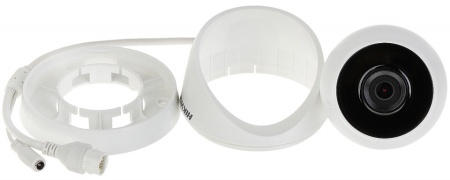 Camera supraveghere IP HikVision turret 4MP DS-2CD1341G0-I(2.8mm), compresie H.265+, distanta IR 20m, protectie IP67, alimentare PoE, Digital WDR, detectie miscare (tinta umana), analiza video inteligenta - Img 3