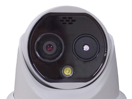 Camera supraveghere IP HikVision turret 4MP DS-2TD1217B-6/PA(6.1-8mm) HeatPro, termica si optica, detectie incendiu, alarma temperatura, protectie perimetrala inteligenta, stroboscop si alarma audio, rezolutie termica 160x120 - Img 3