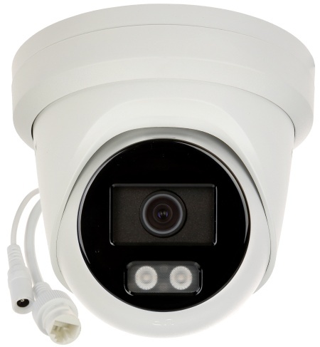 Camera supraveghere IP HikVision turret 8MP DS-2CD2387G2H-LIU(2.8mm)(eF), tehnologie Smart Hybrid Light, ColorVu, WDR 130dB, compresie H.265+, microfon incorporat, clasificare om/vehicul, protectie IP67, Deep Learning - Img 3