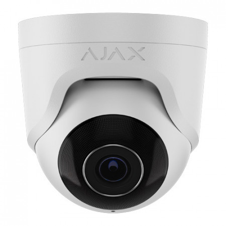Camera turret AJAX IP 5.0MP lentila 2.8 mm IR 35m PoE alb TurretCam(W) (5 Mp/2.8 mm); - Img 2