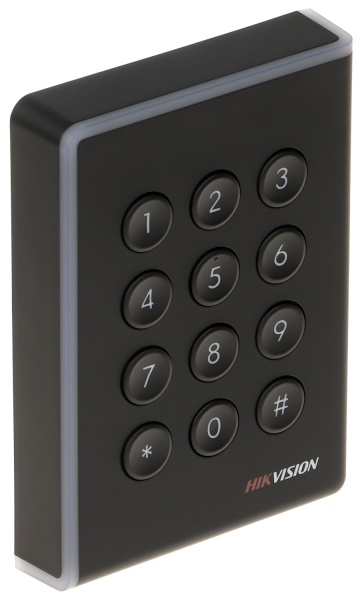 Cititor de carduri Hikvision DS-K1108AD, suporta carduri Mifare, Desfire si Felica (13.56 MHz), protocoale RS-485, Wiegand si OSDP, protectie antisabotaj (tamper), buzzer integrat, design seria Pro - Img 2