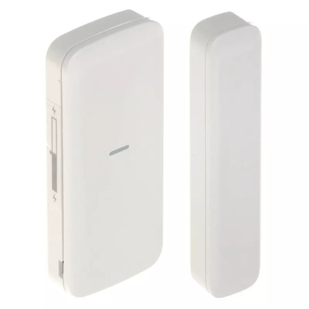 Contact magnetic wireless HikVision DS-PDMCS-EG2-WE, detector Slim deschidere usa/fereastra, design discret, tehnologie Tri-X 868MHz, configurabil din aplicatie, salt de frecventa anti-bruiaj, montaj adeziv, baterie inclusa, AX PRO - Img 2