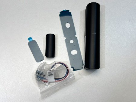Contact magnetic wireless slim Hikvision DS-PDMCS-EG2-WE-Black AX PRO, design discret, configurare completa prin aplicatie, tehnologie Frequency Hopping, indicator LED, montaj facil, baterie inclusa - Img 2