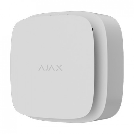 Detector de fum si caldura wireless Ajax FireProtect 2 RB (Heat/Smoke) Jeweller, senzor optic bi-spectru, sirena 85dB integrata, autonomie 7 ani, raza 1700m, certificare UL/ULC, culoare alb - Img 2