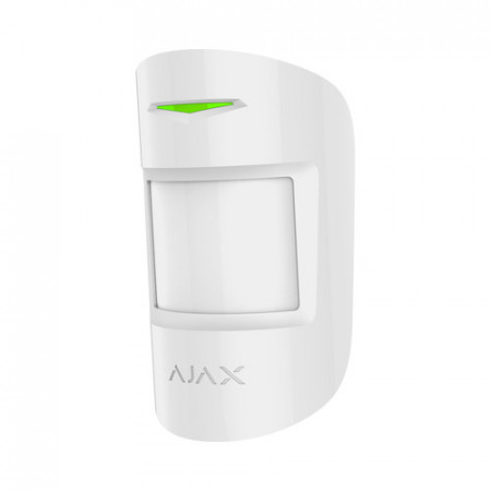 Detector miscare wireless Ajax MotionProtect Jeweller, senzor PIR, distanta 12m, imunitate animale 20kg, algoritm SmartDetect, distanta 1700m, autonomie 5 ani, alb - Img 2
