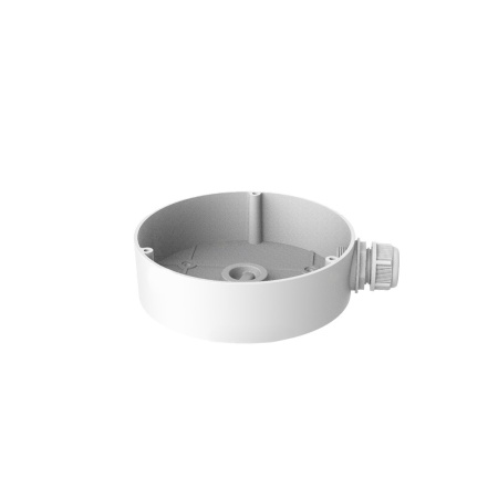Doza conexiuni camera Hikvision DS-1280ZJ-DM45, fabricata din aliaj de aluminiu, management cabluri, culoare alb (Hikvision White), montaj pe perete sau tavan, rezistenta la exterior - Img 2
