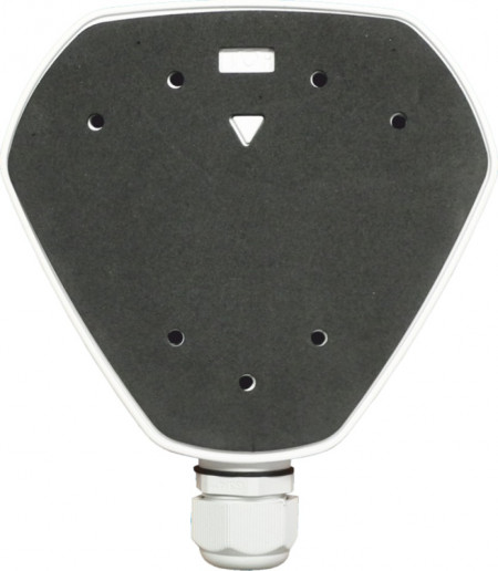 Doza de jonctiune Hikvision DS-1280ZJ-DM25 pentru camere supraveghere, fabricata din aliaj de aluminiu rezistent, montaj pe perete sau tavan, protectie conexiuni electrice, design profesional - Img 3