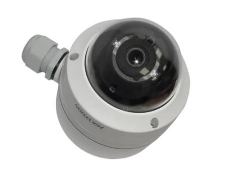 Doza de jonctiune Hikvision DS-1280ZJ-DM26 pentru camere de supraveghere tip dome, fabricata din aliaj de aluminiu, culoare alba, dimensiuni 165x65mm, greutate 466g, ideala pentru protejarea conexiunilor la exterior si interior, design rezistent si durabi - Img 2