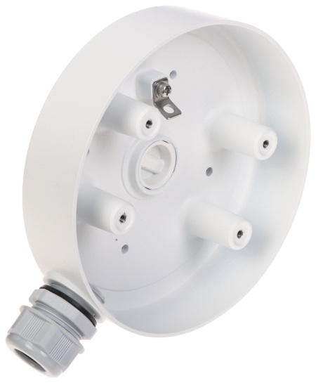 Doza montaj camera PTZ HikVision DS-1280ZJ-SD11 pentru modele de 4 inch, material aliaj aluminiu, culoare alb HikVision, design rezistent la intemperii, organizare cabluri, montaj pe perete sau tavan, robusta - Img 3