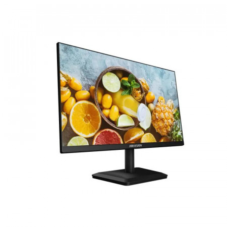 Monitor profesional FHD HikVision LED 23.8 inch DS-D5024FC-C, Rezolutie 1920x1080, Rama ultra-subtire pe 3 laturi, Unghi vizualizare 178 grade, Tehnologie Low Blue Light, Difuzoare integrate, Porturi HDMI VGA, Suport VESA - Img 3