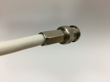 Mufa BNC tata MK014-BRG59 cu infiletare pentru cablu coaxial RG59, fabricata din metal rezistent, conector argintiu pentru montaj rapid fara scule de sertizare, ideala pentru sisteme de supraveghere video CCTV si semnal analogic - Img 2