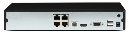 NVR 4 canale Hikvision DS-7104NI-Q1/4P/M(C), 4 porturi PoE, rezolutie pana la 4MP, compresie H.265+, latime banda 40Mbps, iesire HDMI/VGA Full HD, 1 port SATA max 6TB, carcasa metalica Mini 1U - Img 2