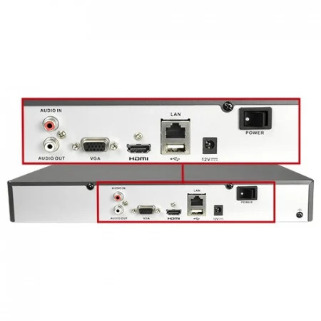 NVR IP HikVision HiWatch HWN-4104MH, 4 canale, rezolutie 4K, format 1U, compresie video H.265+/H.265/H.264+, latime banda 40 Mbps, capacitate decodare 1-ch @ 8MP sau 5-ch @ 1080P, ONVIF - Img 2