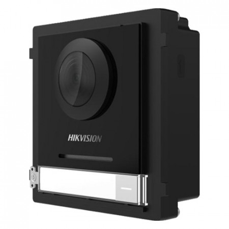 Post exterior videointerfon IP Hikvision Modular 2MP DS-KD8003Y-IME2, sistem pe 2 fire, camera Fish-eye Full HD, iluminare IR, configurare WEB, 2 relee comanda yala, iesire alimentare 12V, protectie IP65, carcasa metalica - Img 2