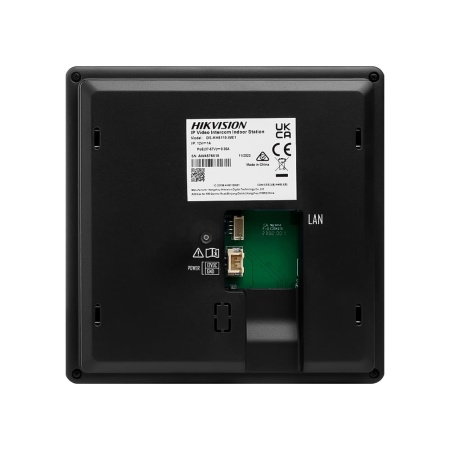 Post interior videointerfon IP Hikvision DS-KH6110-WE1, ecran tactil color 4.3 inch, Wi-Fi integrat, alimentare PoE, control prin aplicatia Hik-Connect, vizualizare live camere si post exterior, 4 butoane tactile configurabile, microfon si difuzor - Img 4