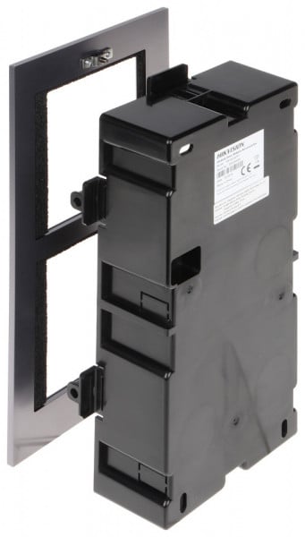 Rama montaj ingropat cu 2 module HikVision DS-KD-ACF2(Plastic) pentru post exterior modular, include doza incastrabila, capac frontal si accesorii instalare, material plastic rezistent, compatibila seria DS-KD8 - Img 3